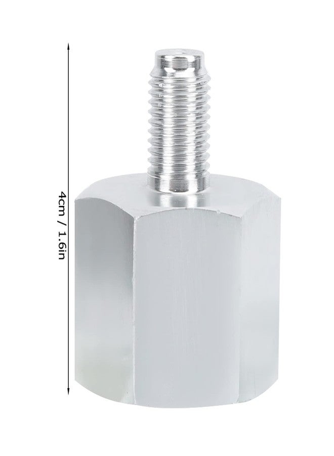 Sunicon 3/8 to CGA320 Regulator Adapter, Aluminum CO2 Regulator Cylinder Adapter Pneumatics Connector Fitting Converter Accessories for Homebrew Beer Aquarium - Image 3